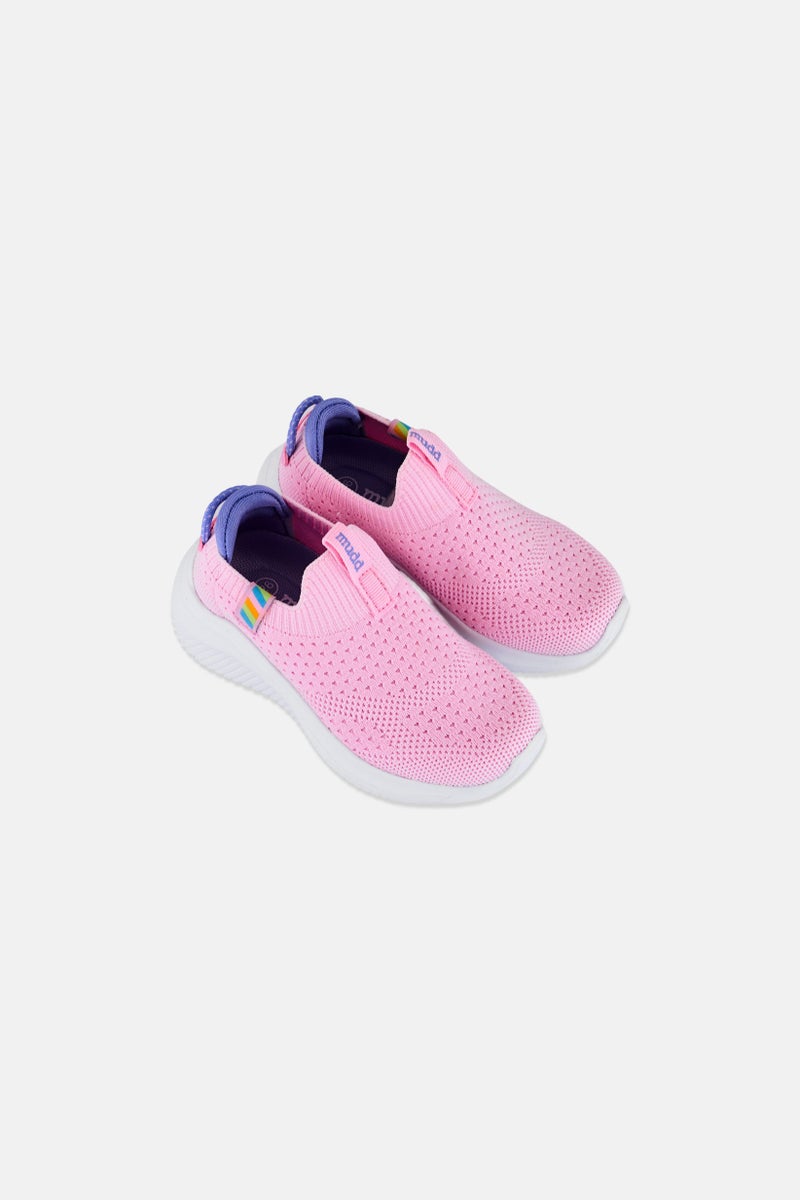 Mudd Toddlers Girl Slip On Outdoor Shoes, Pink - Image 4